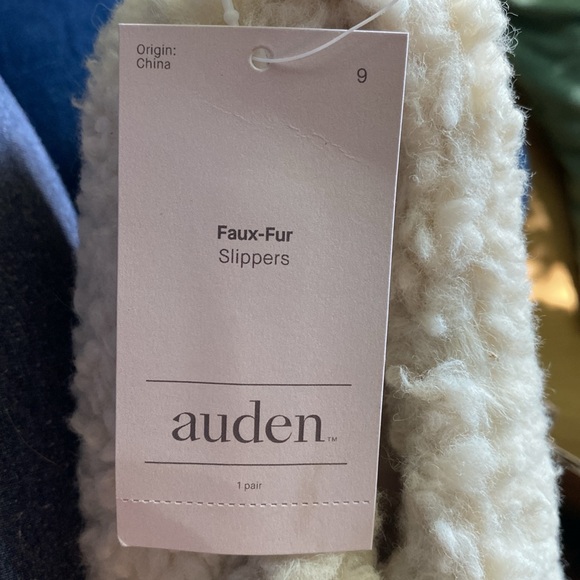 Auden Cream Faux-Fur Slippers - Picture 2 of 2